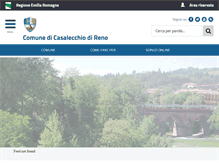 Tablet Screenshot of comune.casalecchio.bo.it